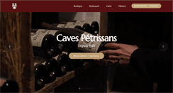 Desktop Screenshot of cavespetrissans.fr