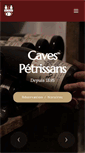 Mobile Screenshot of cavespetrissans.fr